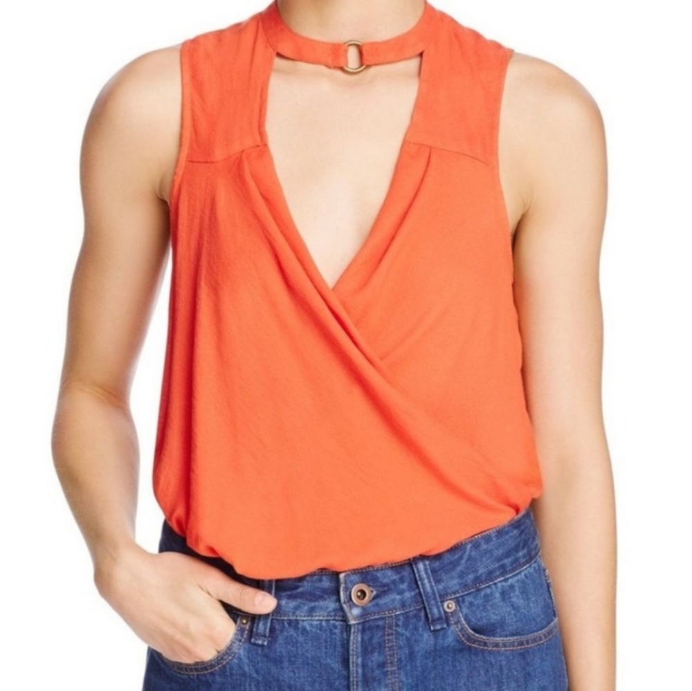 Free People So Fine Loose Fit Faux Wrap Top